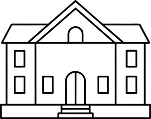 vector illustration of a house