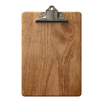 Clipboard Wooden Classic Office Stationery Writing Pad Essential isolated on transparent background