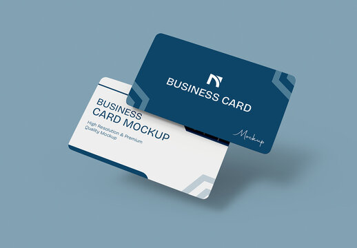 Clean Corporate Business Card Mockup