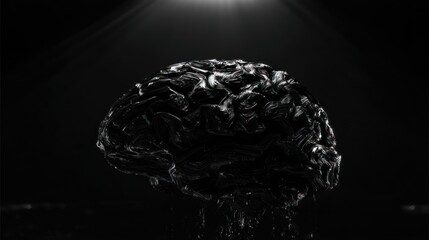 Human brain illustration