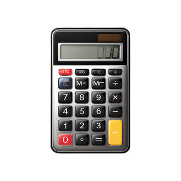 Calculator Modern Digital Office Tool Math Finance Essential isolated on transparent background