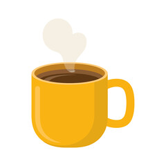 Simple yellow abstract shape banner design