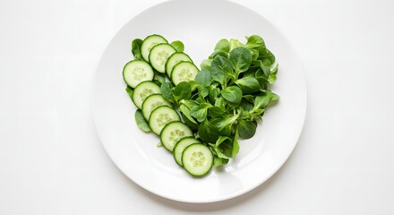 Heart-Shaped Salad A Healthy and Delicious Meal