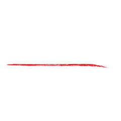 Hand-Drawn Red Underline Grunge Line