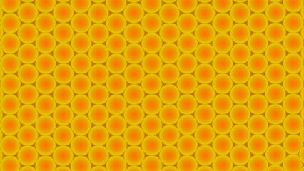 Abstract Honeycomb Background with Golden Gradient