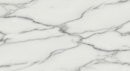 Seamless white marble texture with delicate grey veins, perfect for a luxurious and elegant background