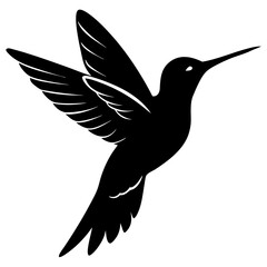 silhouette-of-hummingbird-flying-