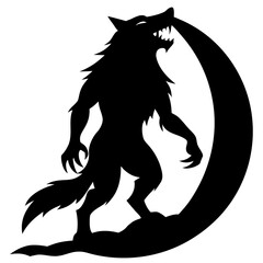 wolf head silhouette