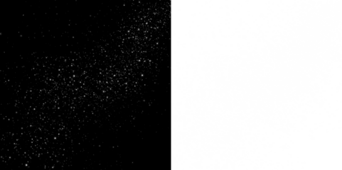 Sparkling glitter overlay on a contrasting black and white background, perfect for creative projects, enhancing visual appeal and adding a touch of elegance and sophistication