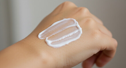 Indulge your skin with creamy moisturizer for a healthy glow and intense hydration, perfect for beauty, wellness, and skincare campaigns promoting self care