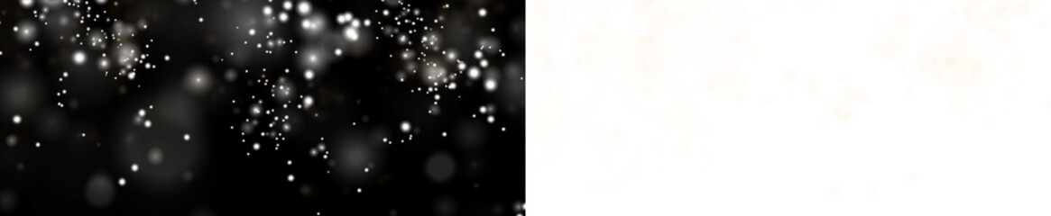 Fototapeta premium Sparkling bokeh overlay with shimmering lights on a dark background, creating a dreamy atmosphere for design projects and enhancing visual storytelling with copy space