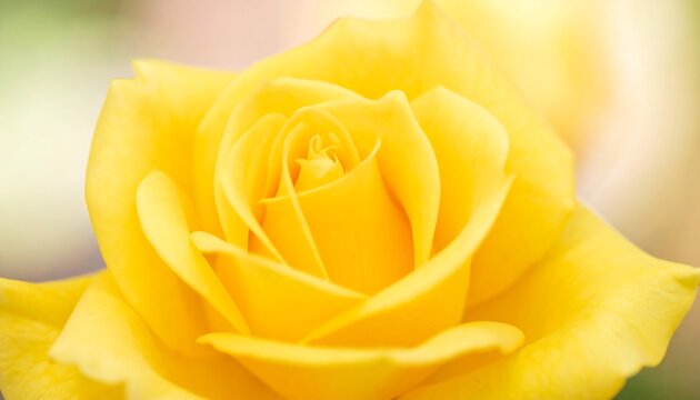 Close-up of a vibrant yellow rose
