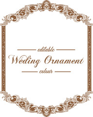 Ornament pattern frame