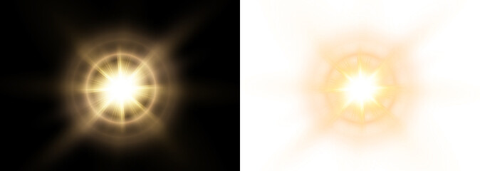 Bright glowing light overlay effect on black and white backgrounds, creating a stunning visual contrast for artistic and design applications with copy space