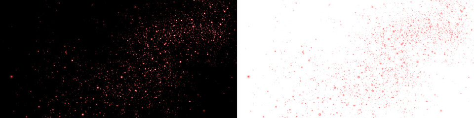 Sparkling pink glitter overlay on contrasting black and white backgrounds, creating a vibrant visual effect for creative design projects and artistic expressions