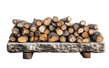 Fireplace firewood on white background.png