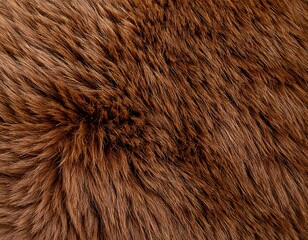 Brown fur texture close-up