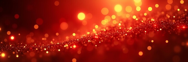 Elegant sparkling particles in abstract holiday celebration style for a glowing new year background festibal design