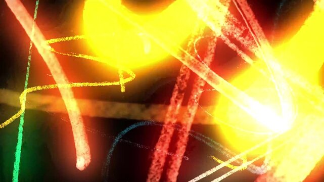 Glow video overlay effect going off music video for filmmakers. High quality 4k footage