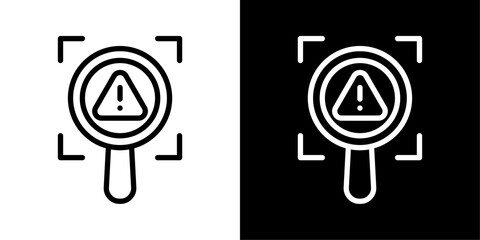 Analysis icon of a flat style vector 