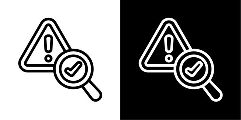 Audit icon of a flat style vector 