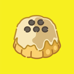 sweet and cute food vector