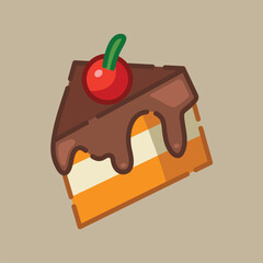 sweet and cute food vector