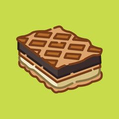 sweet and cute food vector