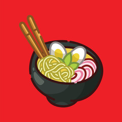 sweet and cute food vector