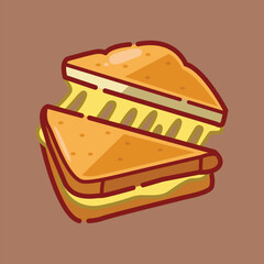 sweet and cute food vector