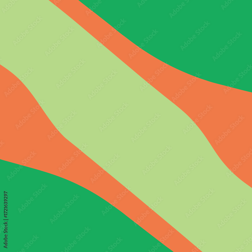 Aufkleber vibrant abstract background with diagonal wavy color blocks vector illustration