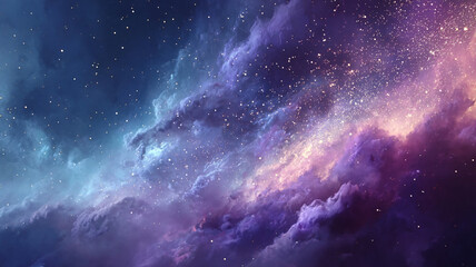 Nebula's Embrace: Gaze into the vastness of the cosmos, where vibrant hues dance in a mesmerizing display of stellar nurseries, offering a serene and captivating panorama of the universe.