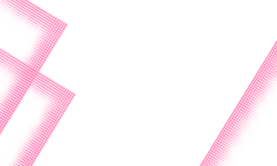 pink ribbon on white background