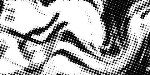 Fototapeta premium halftones background.Distress Dirty Damaged Spotted Circles Overlay Dots Texture . Grunge Effect .