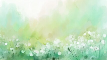 Fototapeta premium Generative AI created green foliage abstract, suitable for promotions, media, and fresh compositions