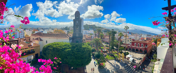 Obraz premium old street in Puerto de la Cruz, Spain