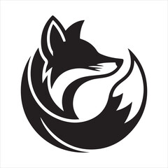 Obraz premium Sleek Fox Logo Design