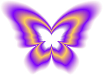 Y2k Gradient Butterfly