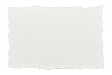 Obraz premium White torn paper texture with blank space.