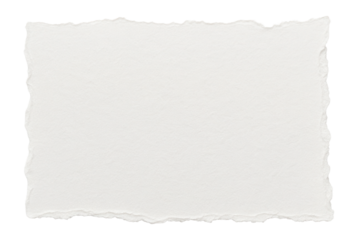 White torn paper texture with blank space.