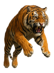 Obraz premium Angry Bengal tiger.