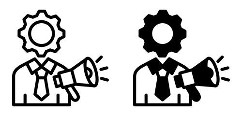 Specialist Marketing Icon Collection line & Mixed Style 