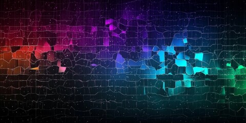 Fototapeta premium Stunning Futuristic Background with Abstract Color Patterns.