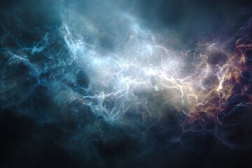 Vibrant Nebula Cloudscape: An abstract cosmic art collection designed for backgrounds, visualizations, space exploration visuals, and fantasy themes, featuring luminous nebulae, starry skies, and