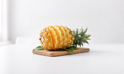 pineapple on a wooden table