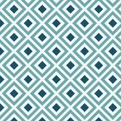 Teal blue Rhombus seamless pattern design