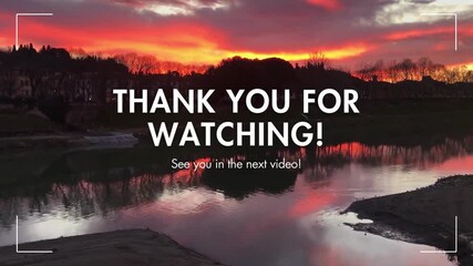 Thanks Watching Video Outro Design
