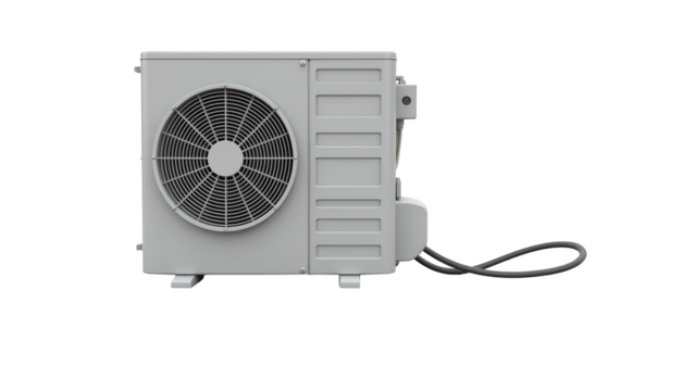 Air conditioning unit, compact design, modern appliance, energy efficient, cooling system, home comfort