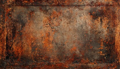 Rusty metal plate texture
