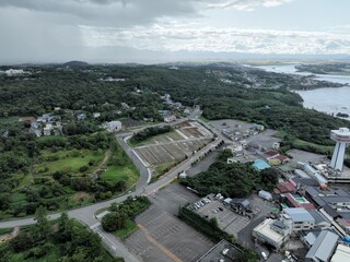 福井県 東尋坊から見る絶景の景色 ドローン空撮